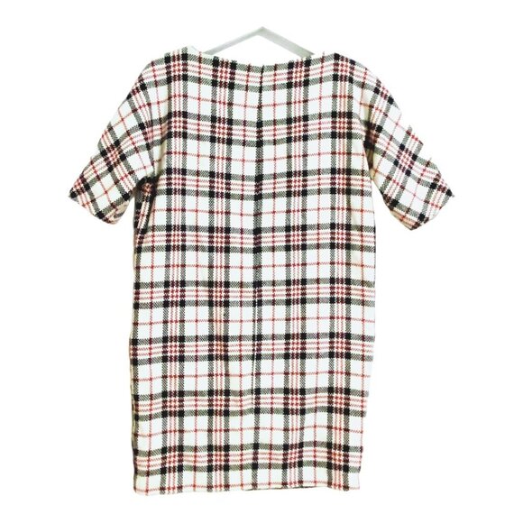 Zara Tartan Plaid Mini Dress, Size‎ S - Picture 3 of 12